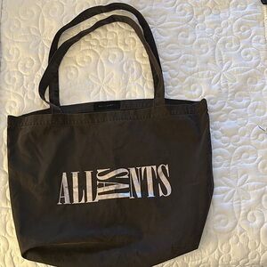 All Saints Black Tote Bag